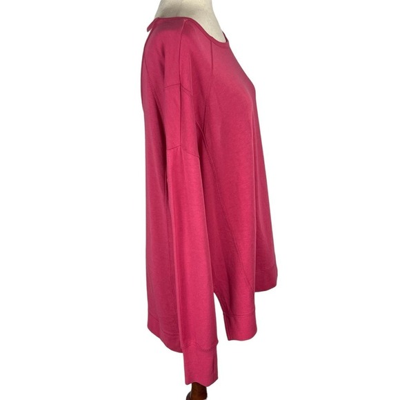 SWEATY‎ BETTY AFTER CLASS SWEATSHIRT IN TAYBERRY PINK WOMEN'S SIZE MEDIUM - Picture 10 of 13